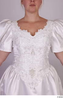  Photo Woman in historical Wedding dress 2 20th century historical clothing upper body wedding dress white dress 0001.jpg